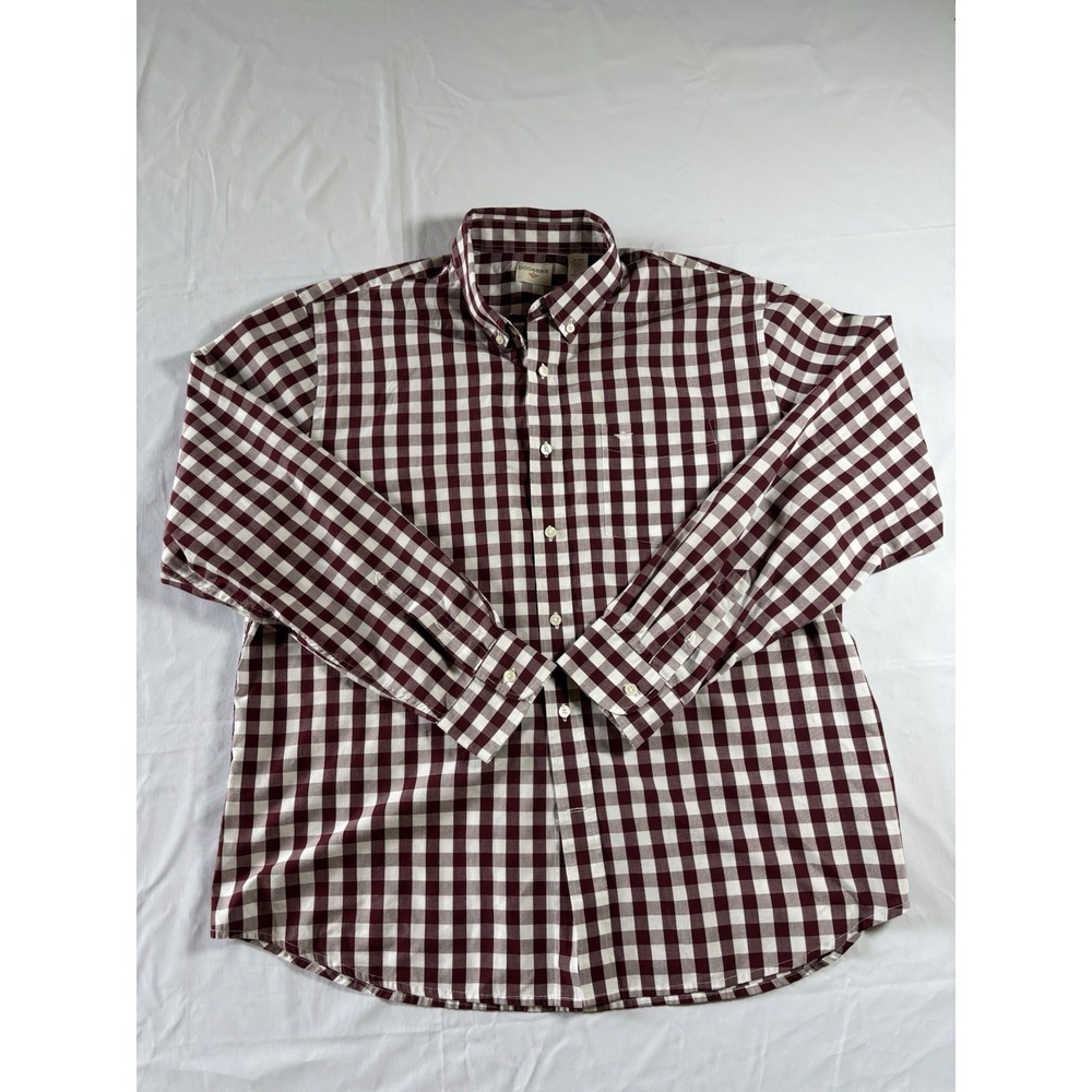 DOCKERS Mens Shirt Long Sleeve Button Down Size XL
